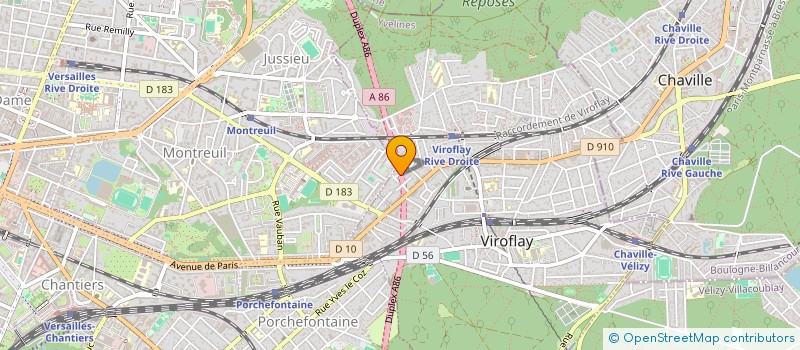 localisation de l'entreprise MONSIEUR THOMAS DE LESQUEN  VIROFLAY