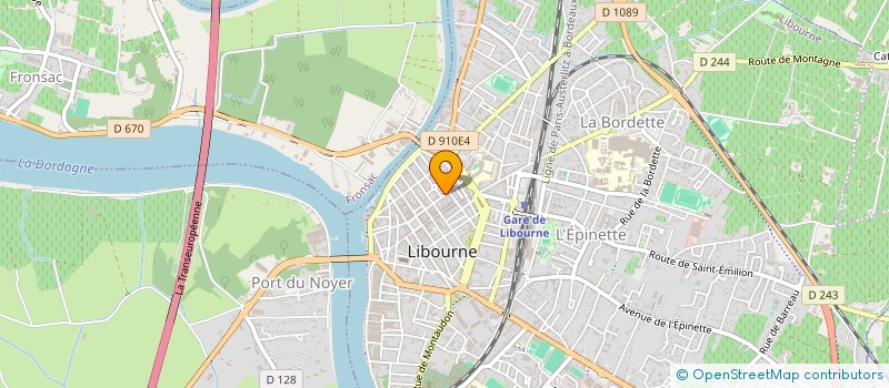 localisation de l'entreprise MONSIEUR THOMAS DE LUNARDO à LIBOURNE