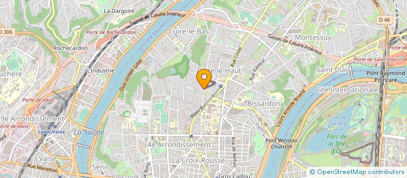 localisation de l'entreprise MONSIEUR THOMAS DE LUSSY  CALUIRE-ET-CUIRE