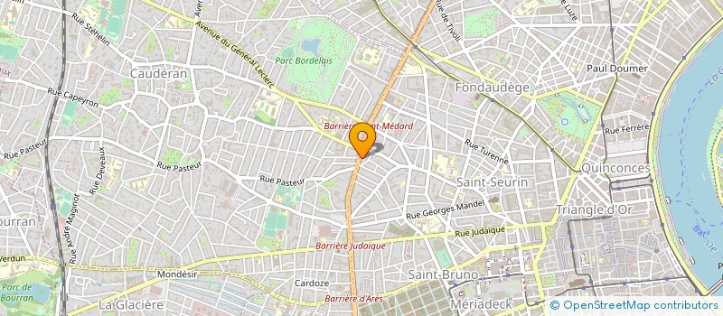 localisation de l'entreprise MONSIEUR THOMAS DE MOURA à BORDEAUX