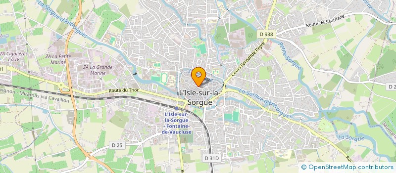 localisation de l'entreprise MONSIEUR THOMAS DE NEVE  L'ISLE-SUR-LA-SORGUE