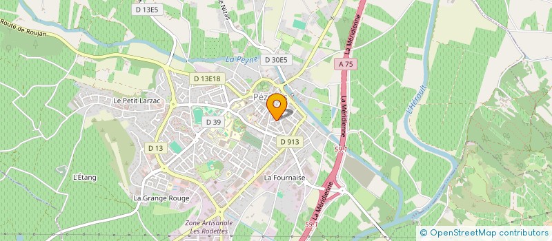 localisation de l'entreprise MONSIEUR THOMAS DE PONTUAL à PEZENAS