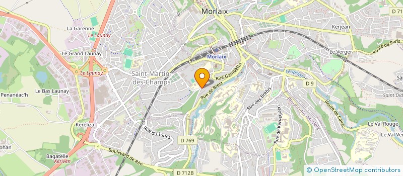 localisation de l'entreprise MONSIEUR THOMAS DE ROUX  MORLAIX