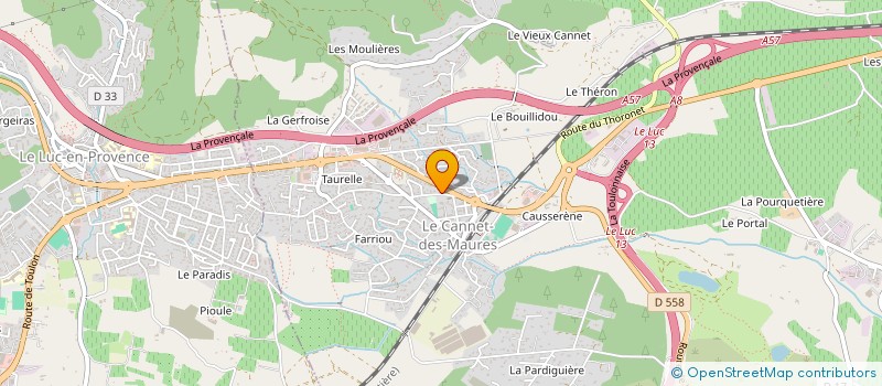 localisation de l'entreprise MONSIEUR THOMAS DE SOUSA  LE CANNET-DES-MAURES