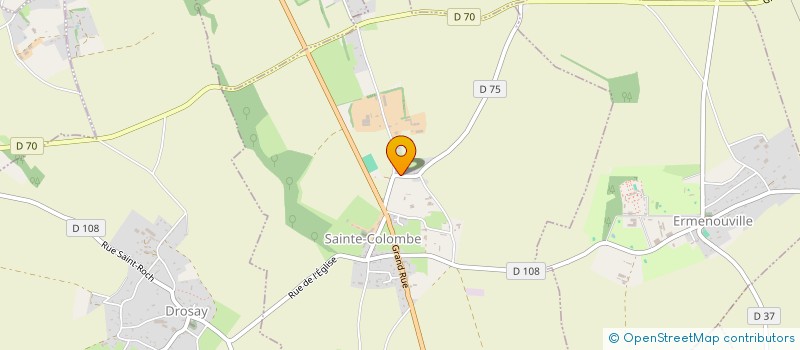 localisation de l'entreprise MONSIEUR THOMAS DEBAILLON-VESQUE  SAINTE-COLOMBE