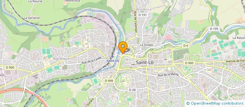 localisation de l'entreprise MONSIEUR THOMAS DEBAUDRE  SAINT-LO