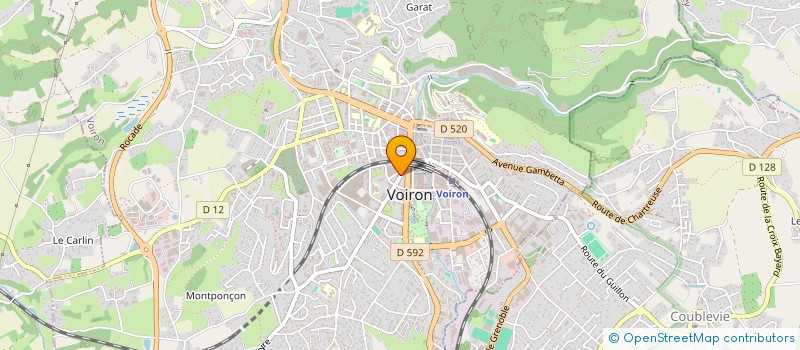 localisation de l'entreprise MONSIEUR THOMAS DEBAY à VOIRON