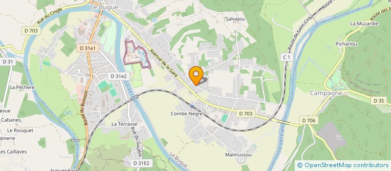 localisation de l'entreprise MONSIEUR THOMAS DEBEAULIEU à LE BUGUE