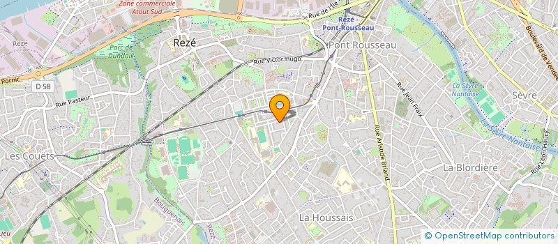localisation de l'entreprise MONSIEUR THOMAS DEBURE à REZE