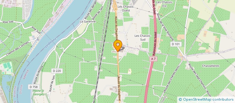 localisation de l'entreprise MONSIEUR THOMAS DECARY  LA ROCHE-DE-GLUN