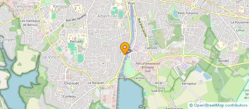 localisation de l'entreprise MONSIEUR THOMAS DECHAMPS à VANNES