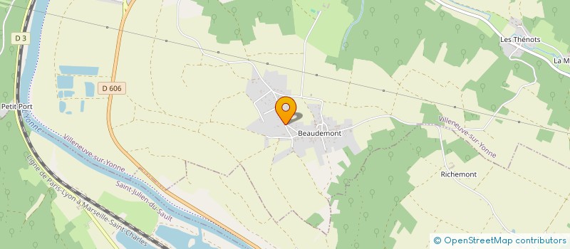 localisation de l'entreprise MONSIEUR THOMAS DEFAUD à VILLENEUVE-SUR-YONNE