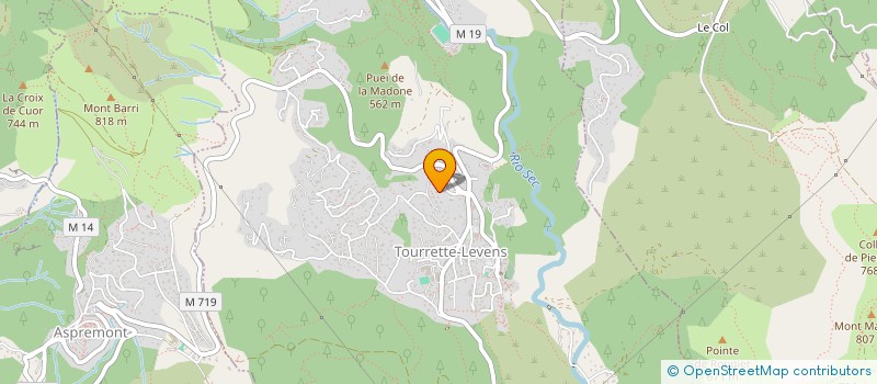 localisation de l'entreprise MONSIEUR THOMAS DEGAILLE  TOURRETTE-LEVENS