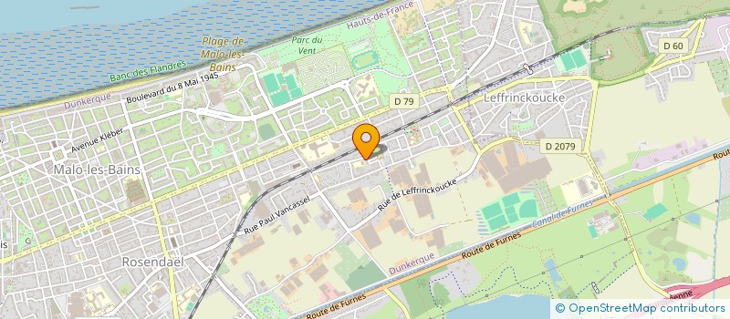 localisation de l'entreprise MONSIEUR THOMAS DEGEZELLE à DUNKERQUE