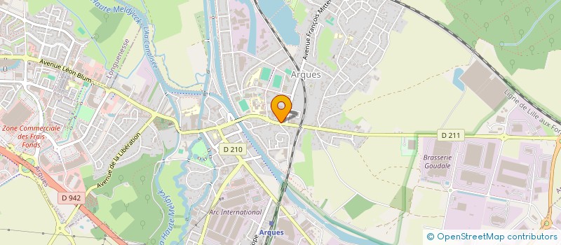 localisation de l'entreprise MONSIEUR THOMAS DEHORTER  ARQUES