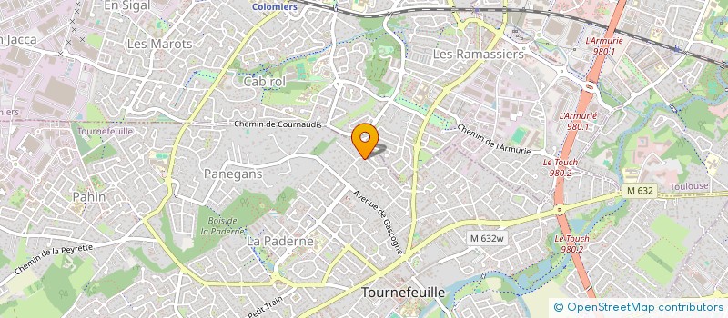 localisation de l'entreprise MONSIEUR THOMAS DEJAN  TOURNEFEUILLE