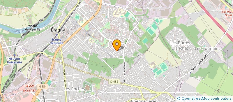 localisation de l'entreprise MONSIEUR THOMAS DEKANY  ERAGNY