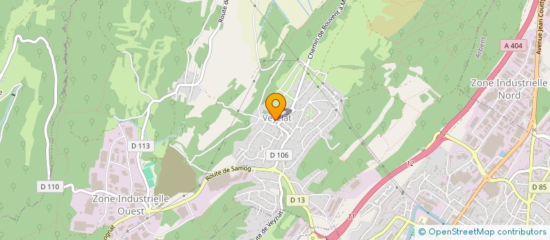 localisation de l'entreprise MONSIEUR THOMAS DEL PAPA  OYONNAX
