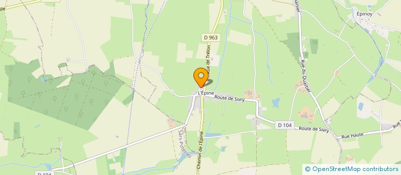 localisation de l'entreprise MONSIEUR THOMAS DELACENCELLERIE  SOLRE-LE-CHATEAU