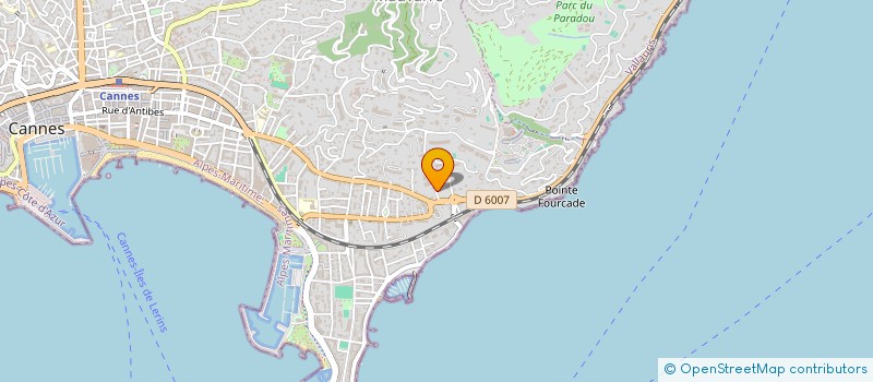 localisation de l'entreprise MONSIEUR THOMAS DELAIR  CANNES