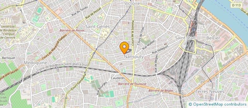 localisation de l'entreprise MONSIEUR THOMAS DELALBRE à BORDEAUX