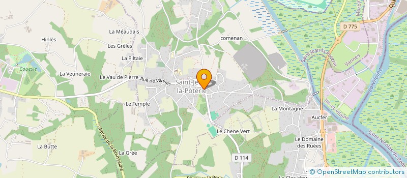 localisation de l'entreprise MONSIEUR THOMAS DELAMARE  SAINT-JEAN-LA-POTERIE