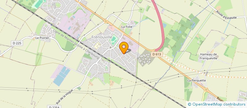 localisation de l'entreprise MONSIEUR THOMAS DELANNET  FRENOUVILLE