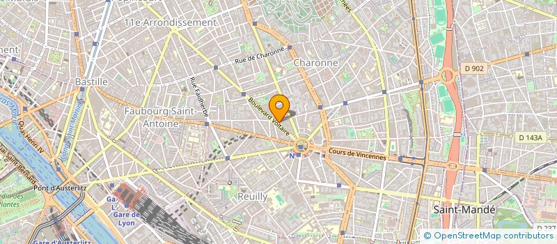 localisation de l'entreprise MONSIEUR THOMAS DELAPLACE  PARIS