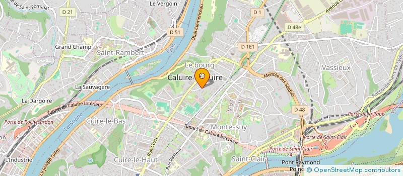 localisation de l'entreprise MONSIEUR THOMAS DELAPORTE à CALUIRE-ET-CUIRE