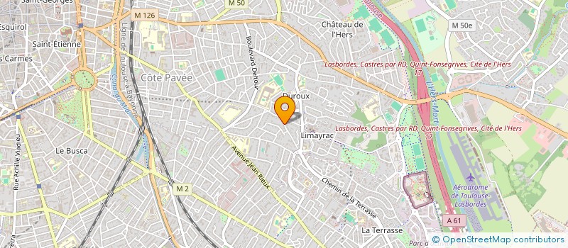 localisation de l'entreprise MONSIEUR THOMAS DELATTRE  TOULOUSE