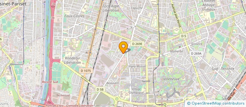 localisation de l'entreprise MONSIEUR THOMAS DELAVENNE  GRENOBLE