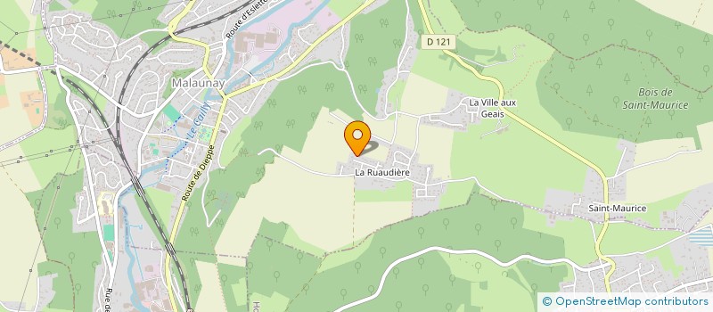 localisation de l'entreprise MONSIEUR THOMAS DELBERGHE  MALAUNAY