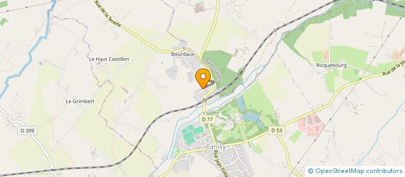 localisation de l'entreprise MONSIEUR THOMAS DELBREL  CANISY