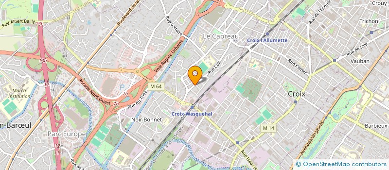 localisation de l'entreprise MONSIEUR THOMAS DELEDICQ  WASQUEHAL