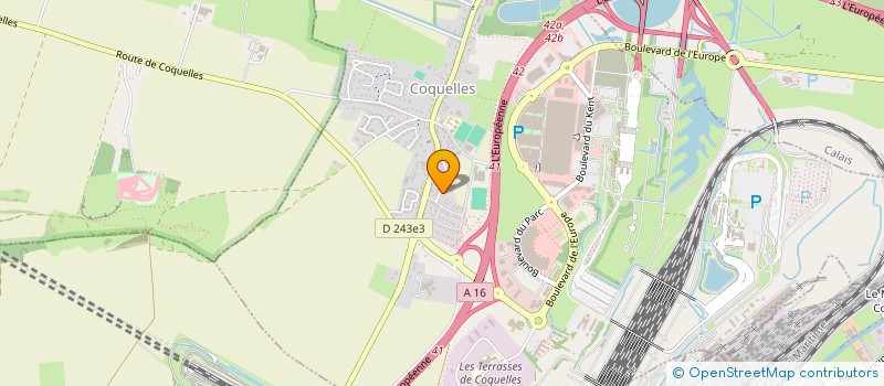 localisation de l'entreprise MONSIEUR THOMAS DELEMER à COQUELLES