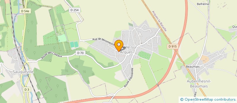 localisation de l'entreprise MONSIEUR THOMAS DELESTRE  TOURVILLE-SUR-ARQUES