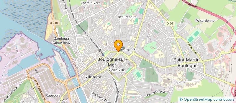 localisation de l'entreprise MONSIEUR THOMAS DELGRANGE à BOULOGNE-SUR-MER