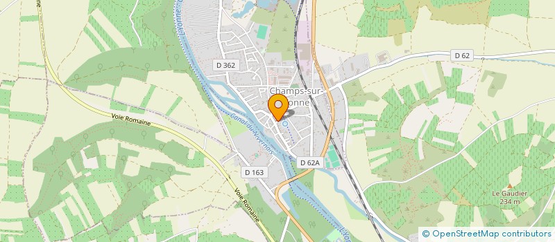 localisation de l'entreprise MONSIEUR THOMAS DELILLE  CHAMPS-SUR-YONNE