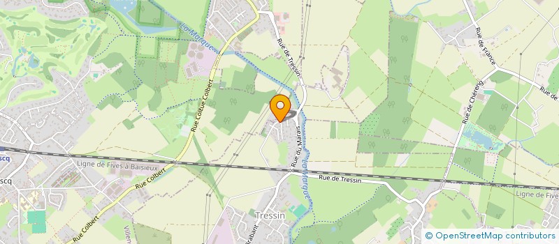 localisation de l'entreprise MONSIEUR THOMAS DELIS  TRESSIN