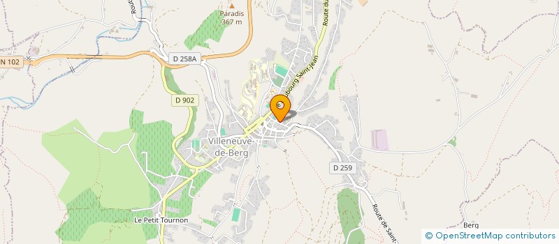 localisation de l'entreprise MONSIEUR THOMAS DELLONG  VILLENEUVE-DE-BERG
