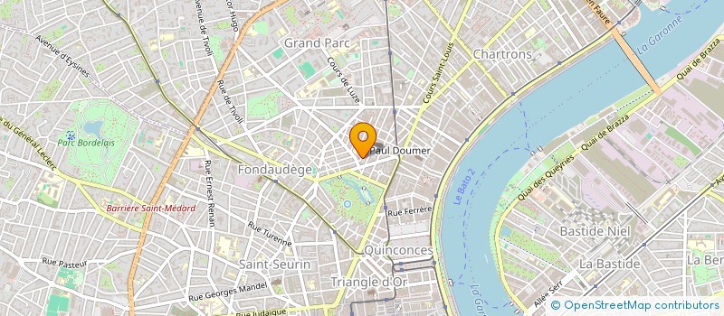 localisation de l'entreprise MONSIEUR THOMAS DELMAS  BORDEAUX