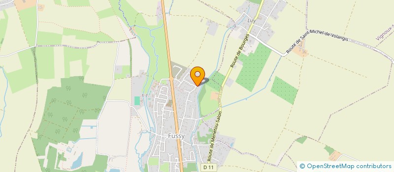 localisation de l'entreprise MONSIEUR THOMAS DELMER  FUSSY