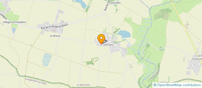 localisation de l'entreprise MONSIEUR THOMAS DELONDE  LE BERNARD