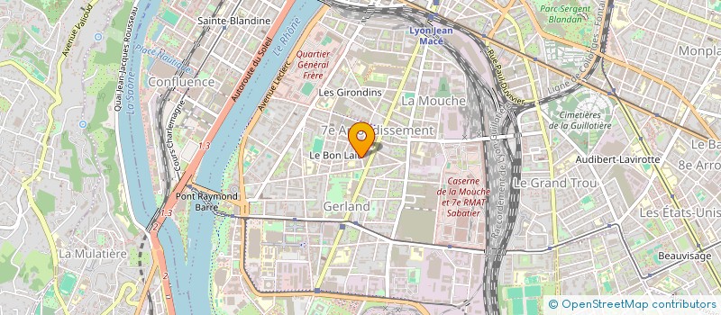 localisation de l'entreprise MONSIEUR THOMAS DELORME  LYON