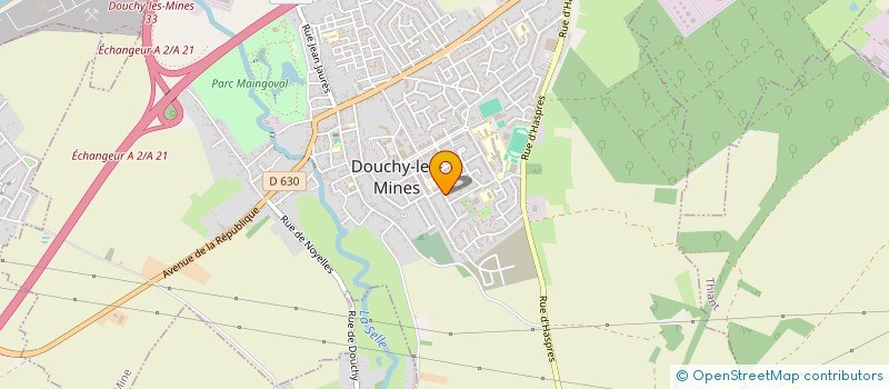 localisation de l'entreprise MONSIEUR THOMAS DELVAL à DOUCHY-LES-MINES