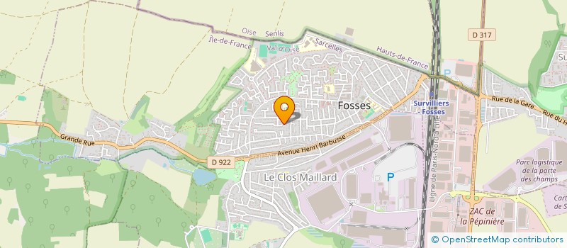 localisation de l'entreprise MONSIEUR THOMAS DELVOYE  AZAY-SUR-CHER