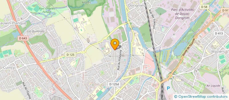 localisation de l'entreprise MONSIEUR THOMAS DEMAREZ  DOUAI