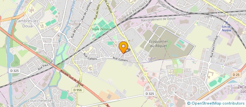 localisation de l'entreprise MONSIEUR THOMAS DEMARQUETTE  LAMBRES-LEZ-DOUAI