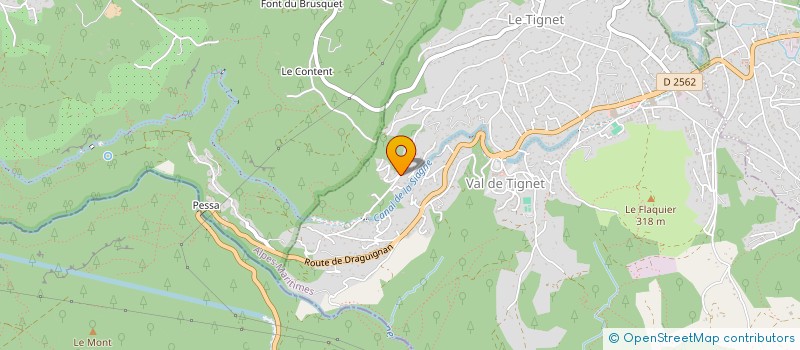localisation de l'entreprise MONSIEUR THOMAS DEMARTE à LE TIGNET