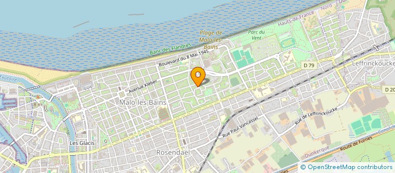 localisation de l'entreprise MONSIEUR THOMAS DEMEY à DUNKERQUE